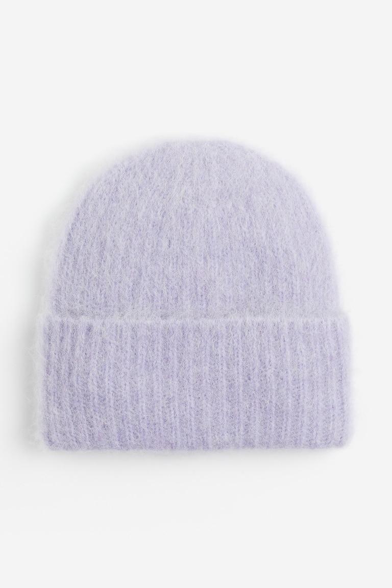 H&M Gorro en punto acanalado de mezcla de alpaca - Beige - MUJER
