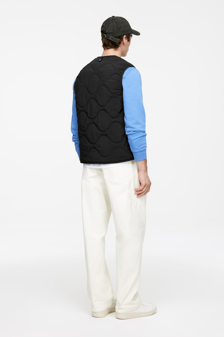 H&M 2-in-1 Quilted Liner Vest - Verde - HOMBRE