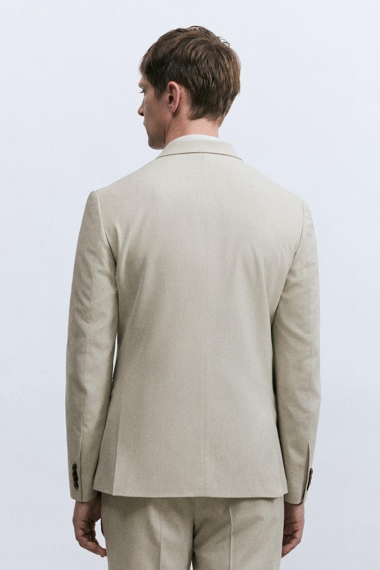 H&M Americana Slim Fit - Beige - HOMBRE