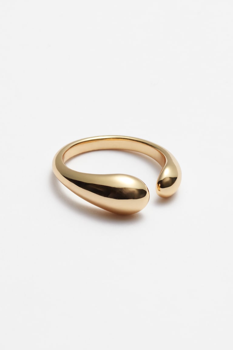 H&M Anillo Abierto Minimalista - Oro - MUJER