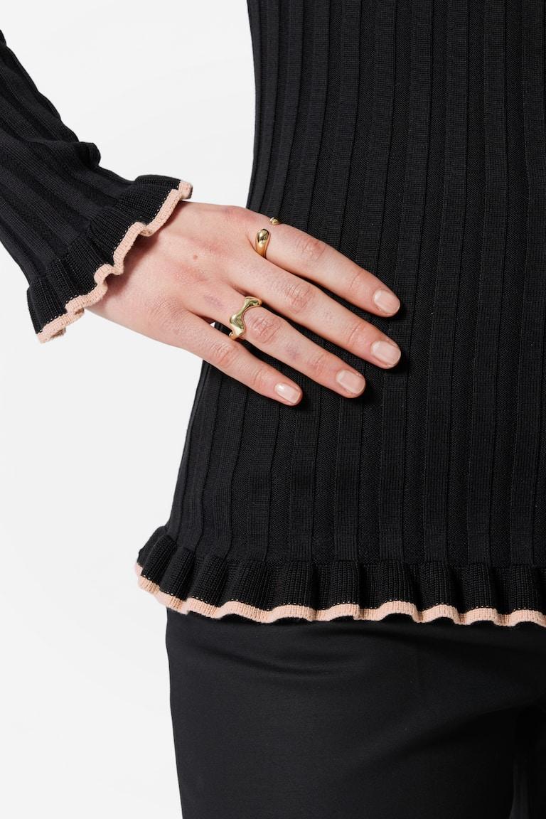 H&M Anillo abierto minimalista - Plata - MUJER