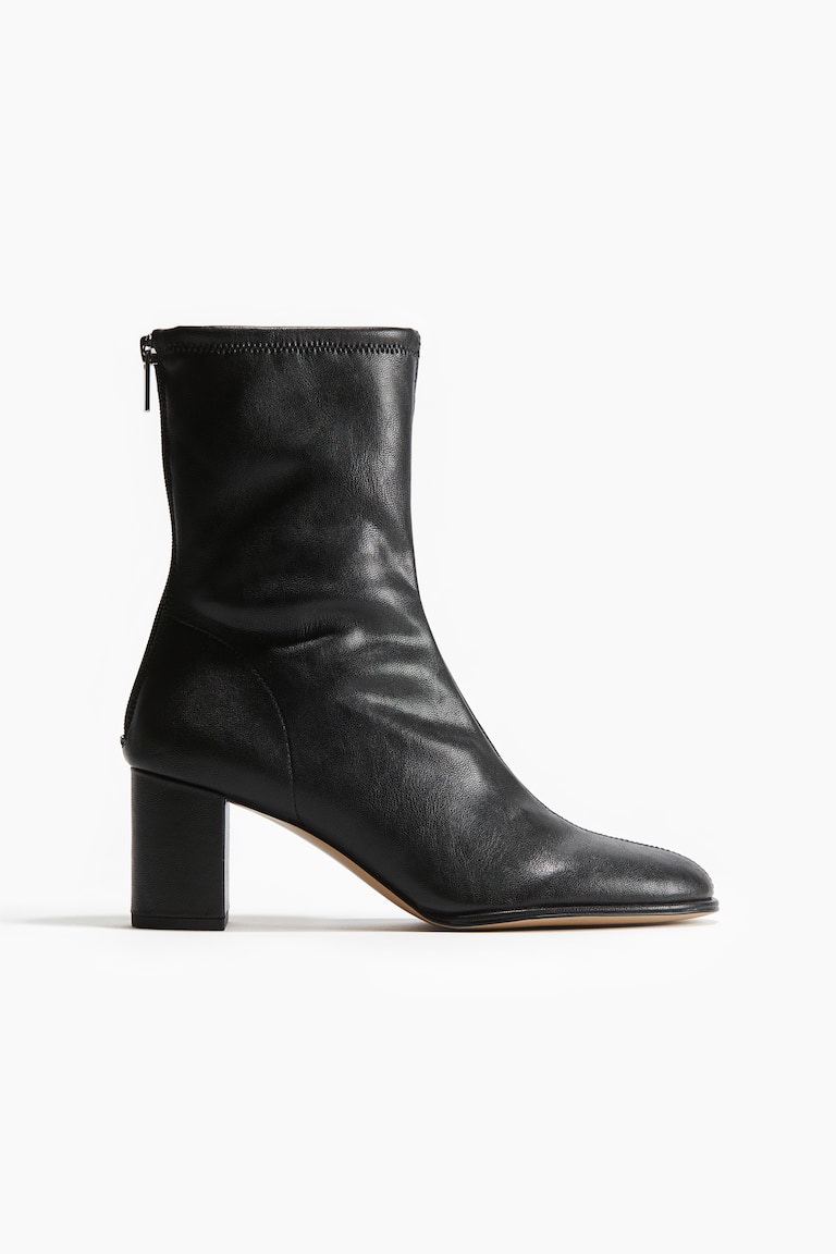 H&M Ankle-high Sock Boots - Negro - MUJER