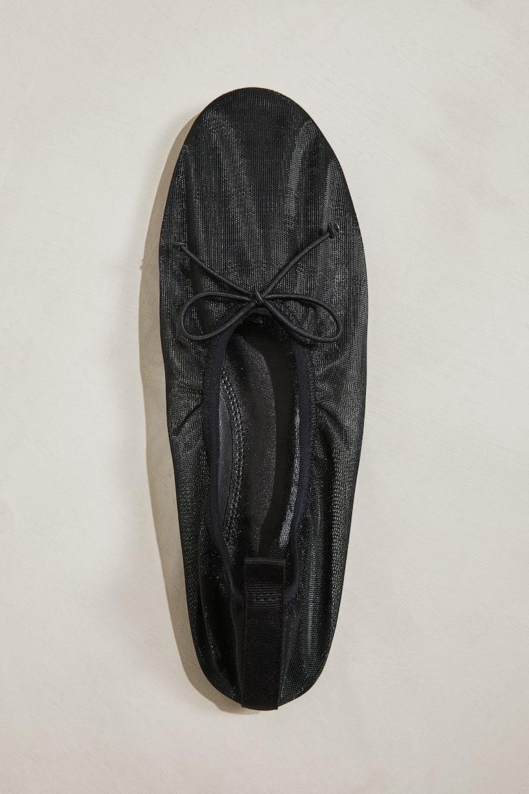 H&M Bailarinas de malla - Negro - MUJER