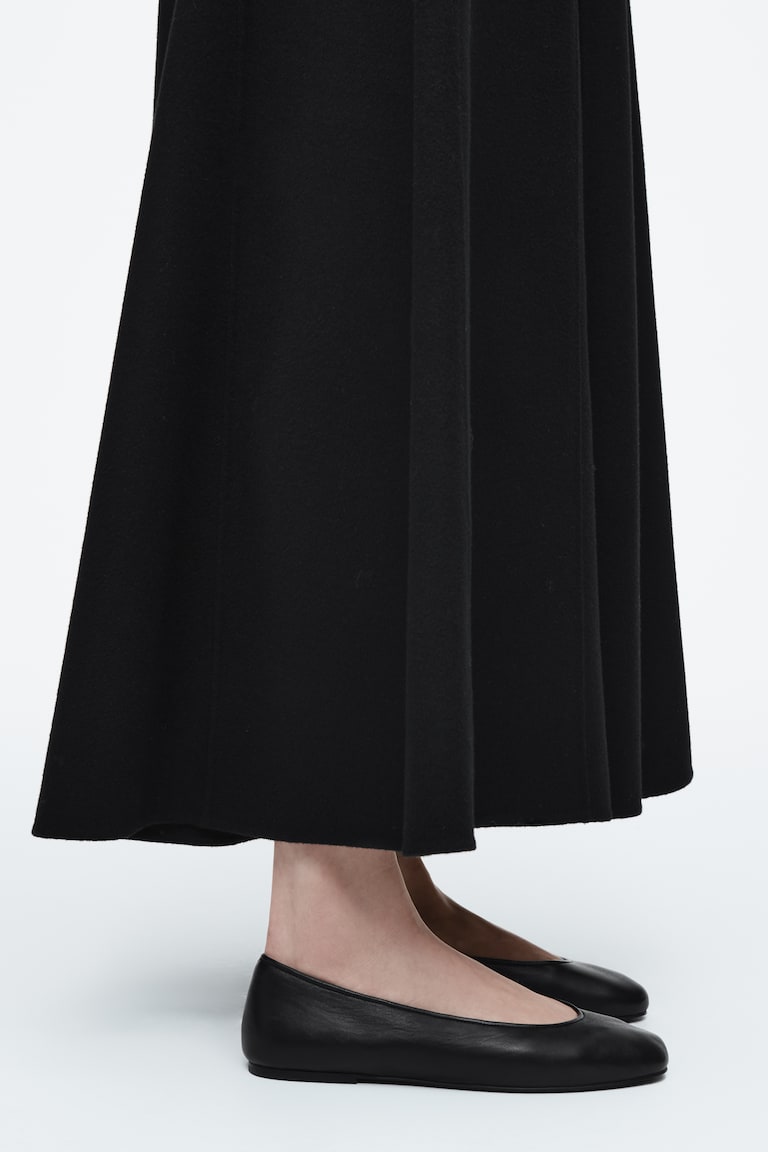 H&M BAILARINAS DE PIEL - CRUDO - MUJER