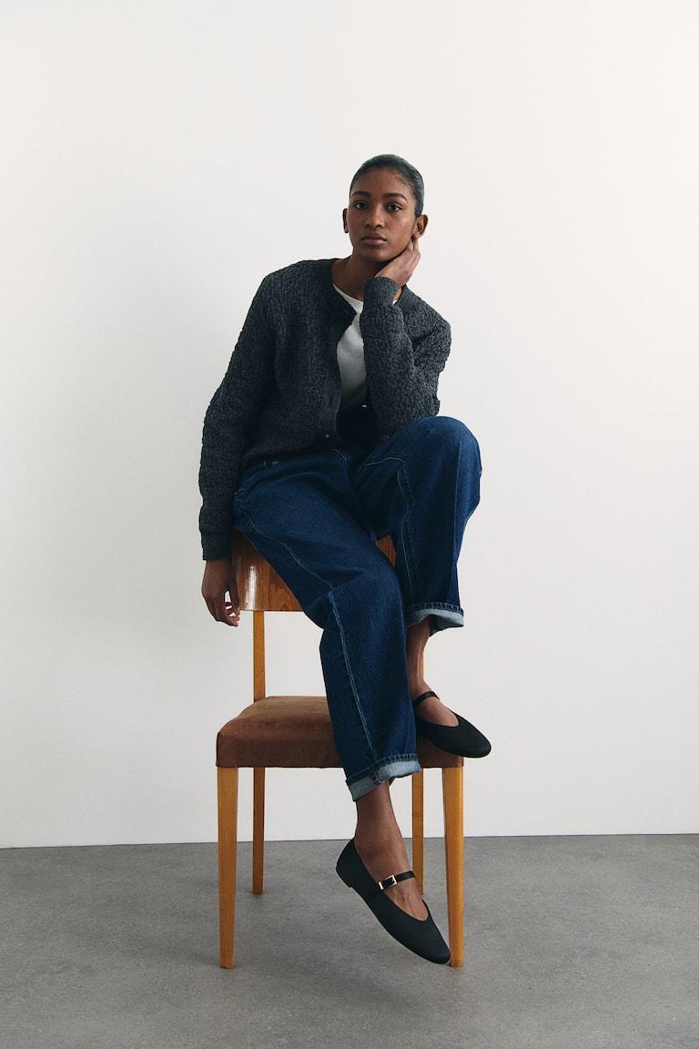 H&M Bailarinas Estilo Merceditas - Negro - MUJER