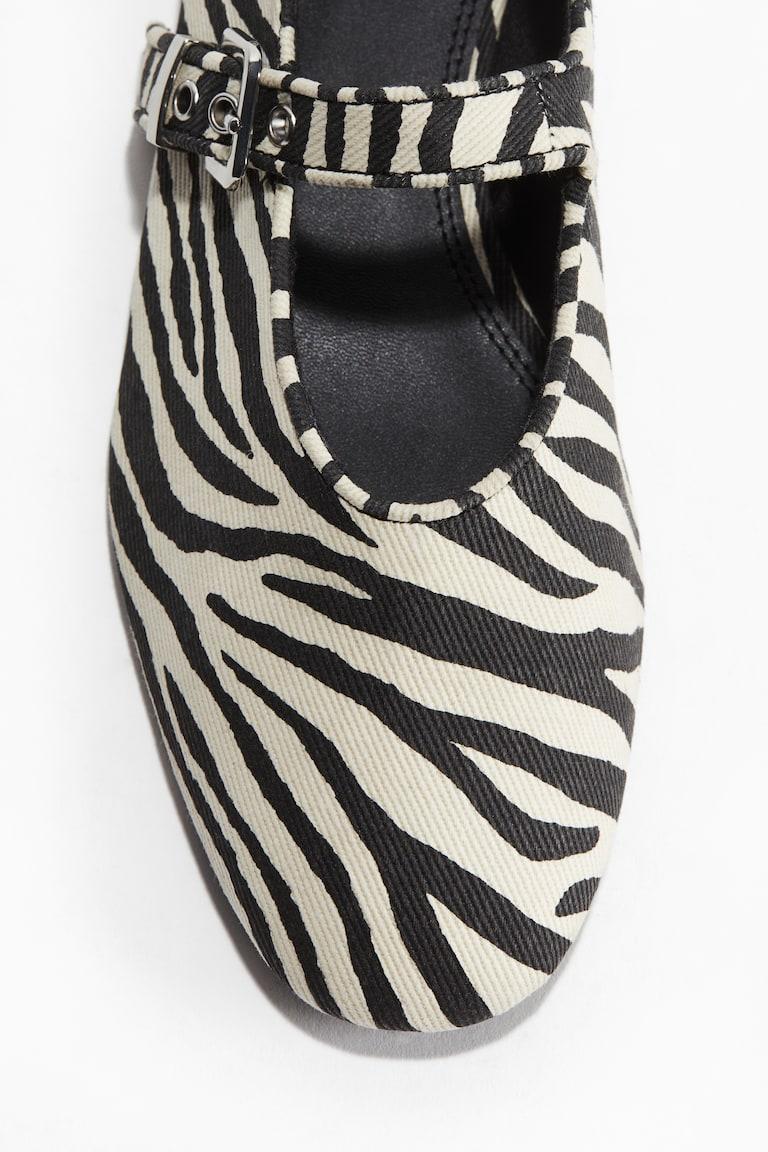 H&M Bailarinas Estilo Merceditas - Negro - MUJER