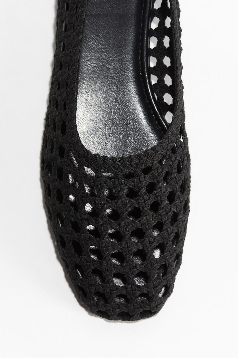 H&M Bailarinas Trenzadas - Marrón Oscuro - MUJER