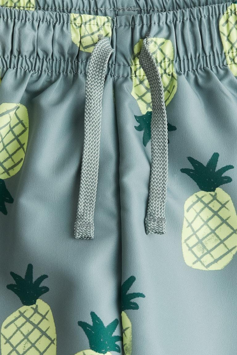 H&M Bañador Estampado - Turquesa/Palmeras - NIÑOS