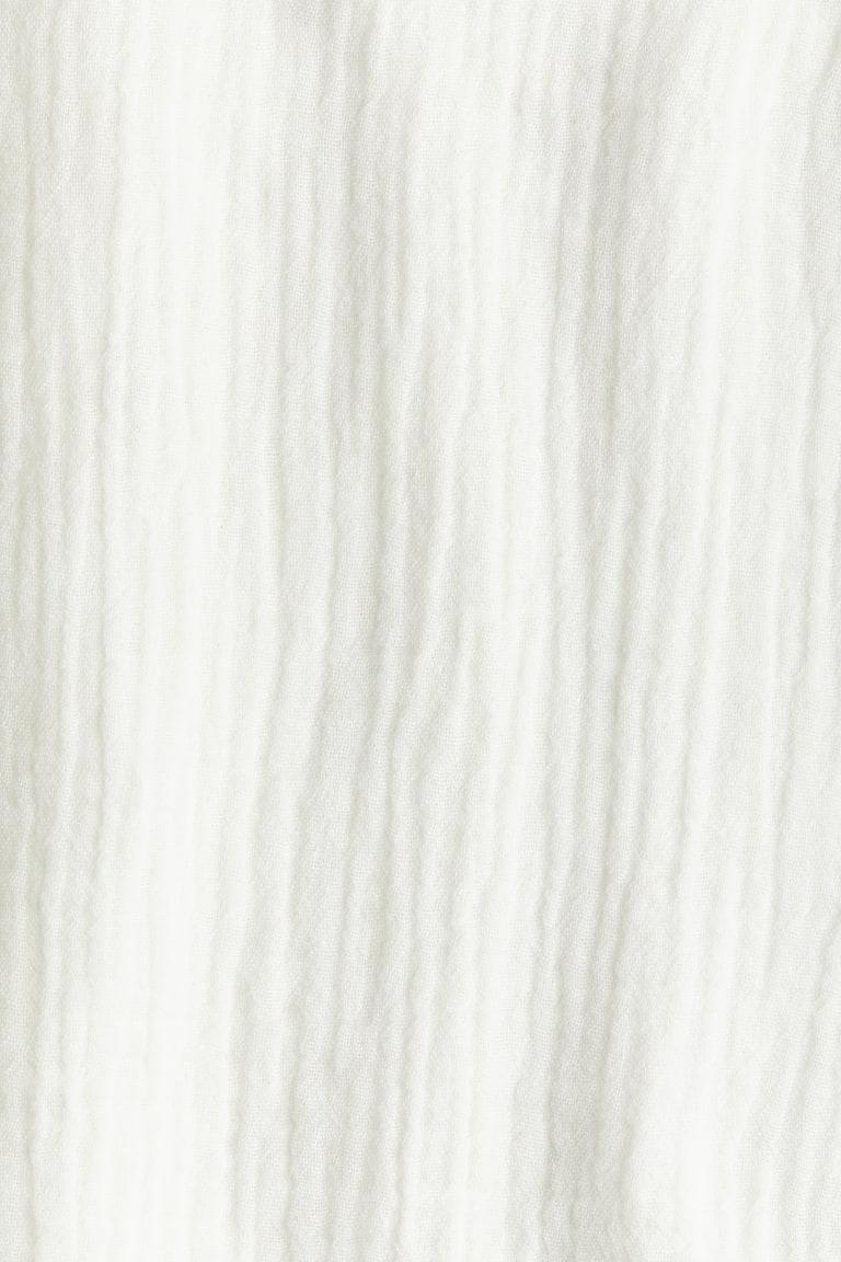 H&M Blusa En Muselina De Algodón - Blanco - NIÑOS