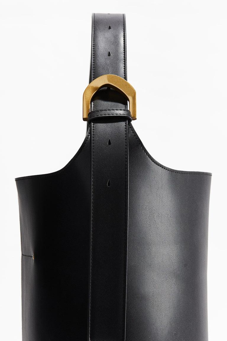 H&M Bolso Bombonera - Negro - MUJER