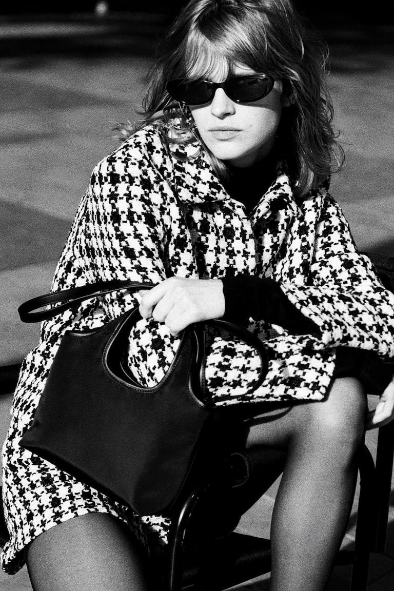 H&M Bolso Cruzado - Marrón Oscuro/Cepillado - MUJER