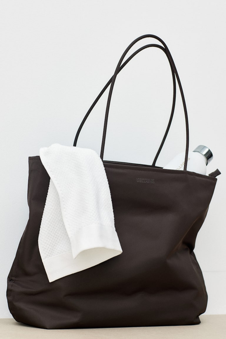 H&M Bolso de gimnasio - Beige - MUJER