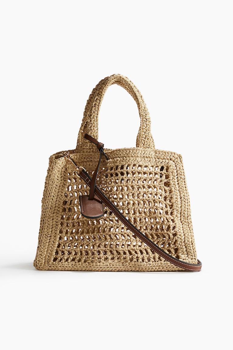 H&M Bolso de paja - Beige - MUJER