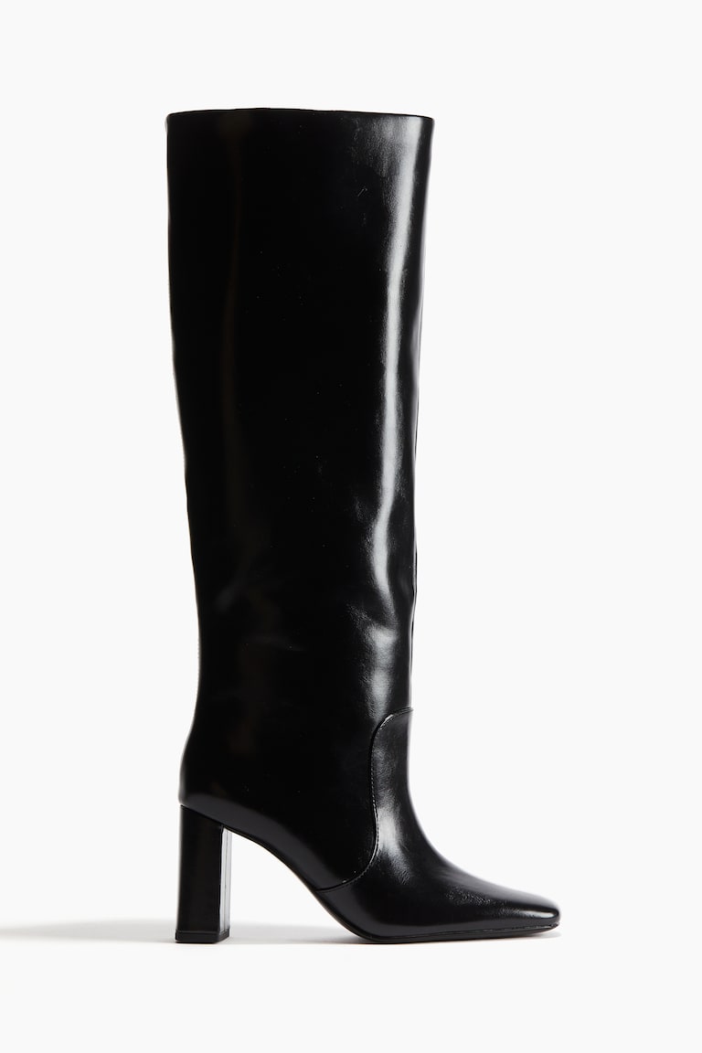 H&M Botas A La Rodilla - Negro - MUJER