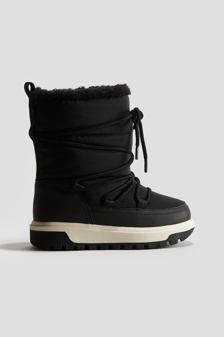 H&M Botas impermeables - Rosa empolvado/Floral - NIÑOS