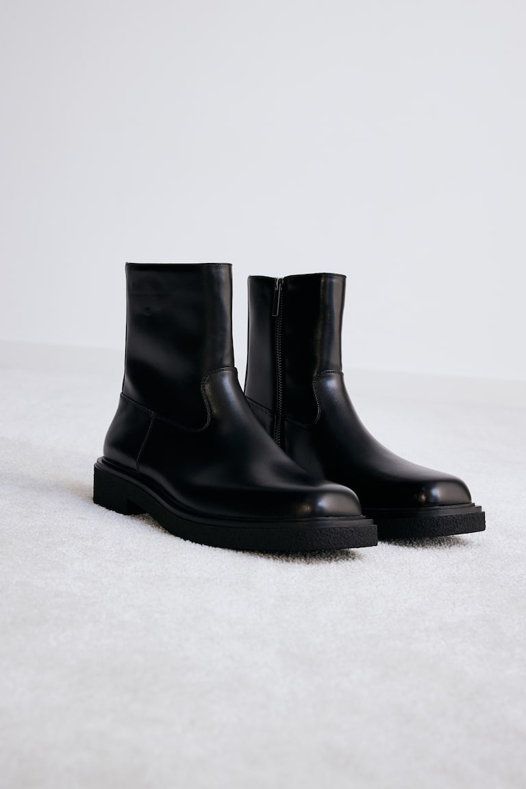 H&M Botas - Negro - HOMBRE