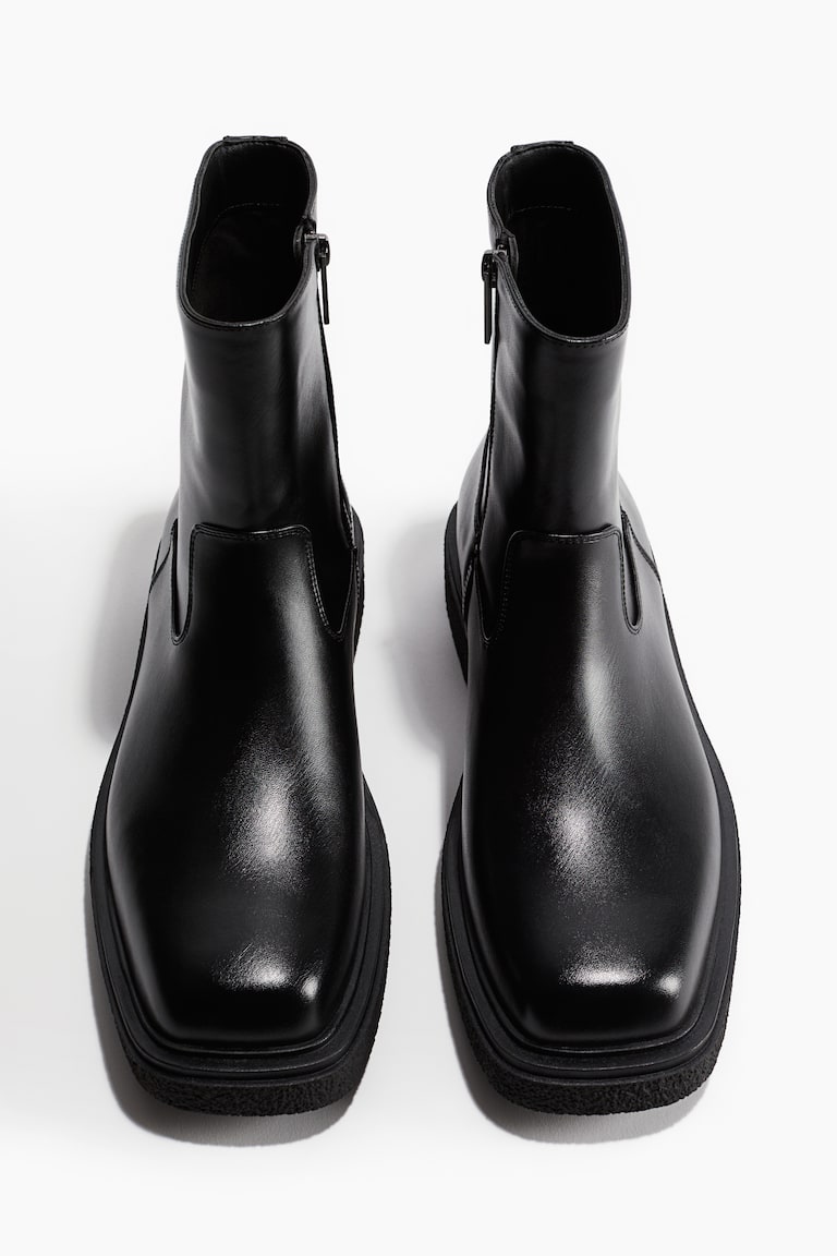 H&M Botas - Negro - HOMBRE