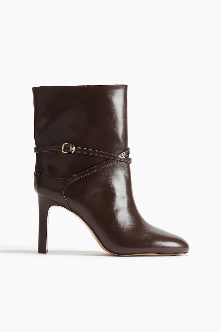 H&M Botines De Tacón - Negro - MUJER