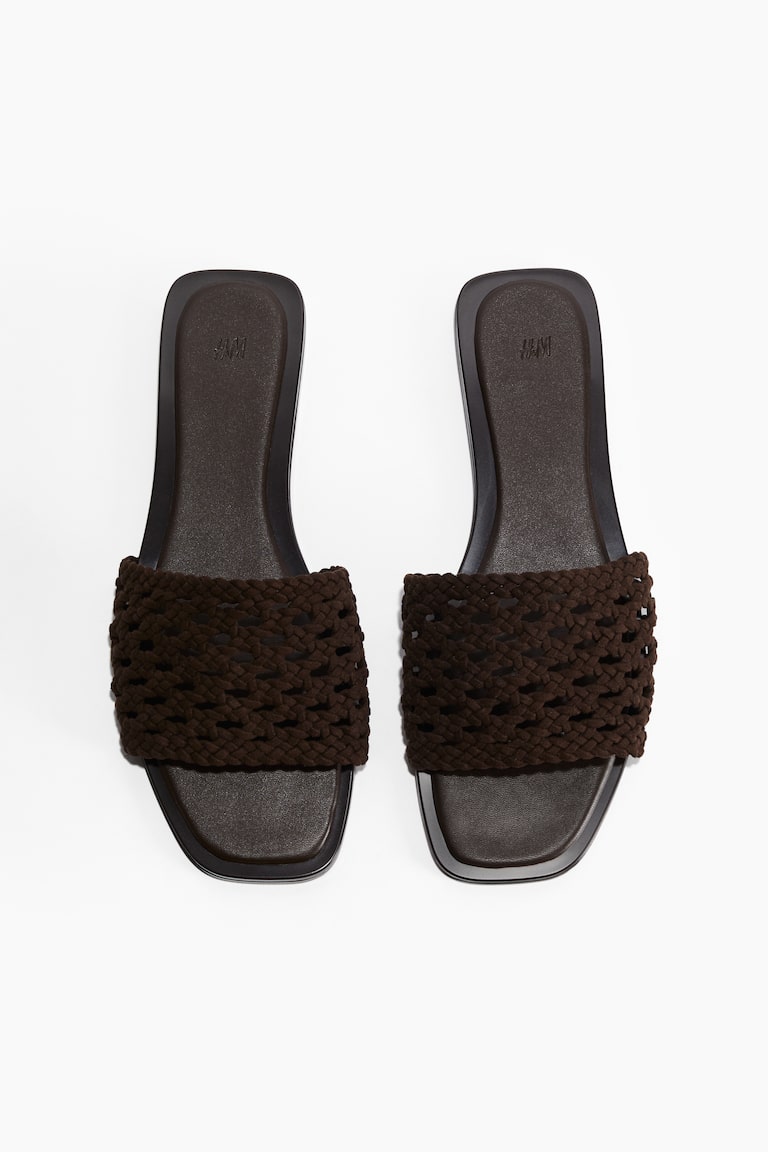 H&M Braided Sandals - Marrón Oscuro - MUJER