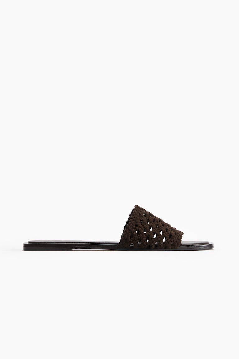 H&M Braided Sandals - Marrón Oscuro - MUJER