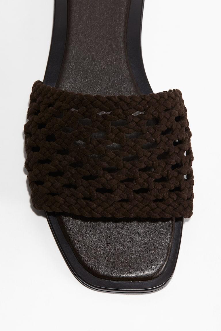 H&M Braided Sandals - Marrón Oscuro - MUJER
