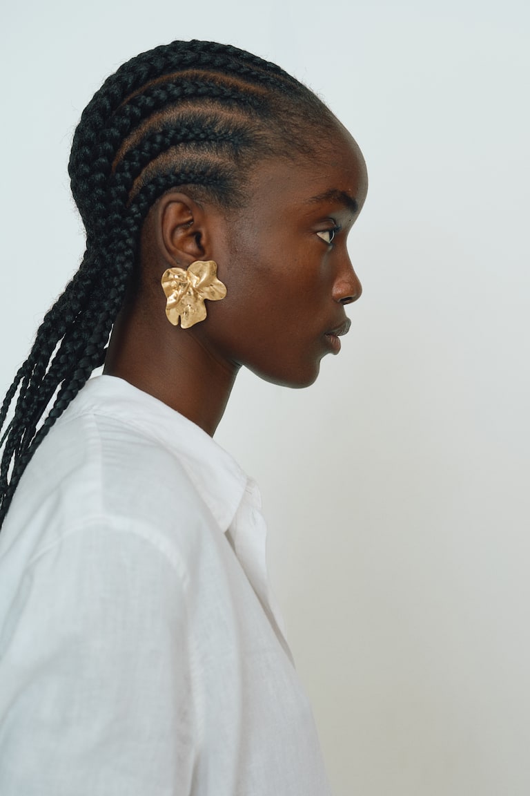 H&M Camisa En Mezcla De Lino - Blanco - MUJER