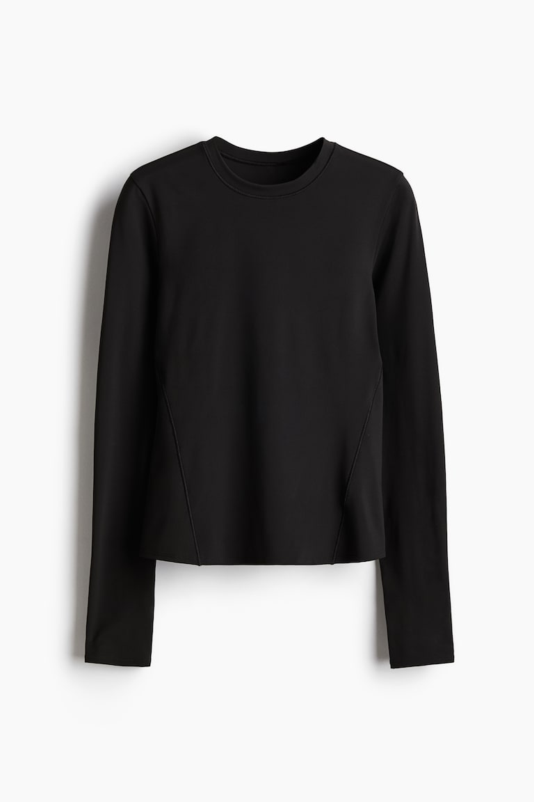 H&M Camiseta de deporte con DryMove™ - Negro - MUJER