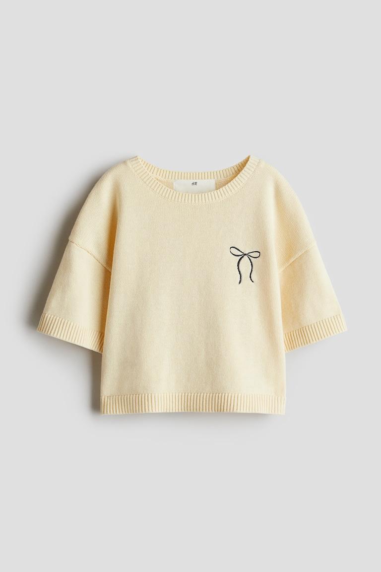 H&M Camiseta de punto - Rosa empolvado - NIÑOS