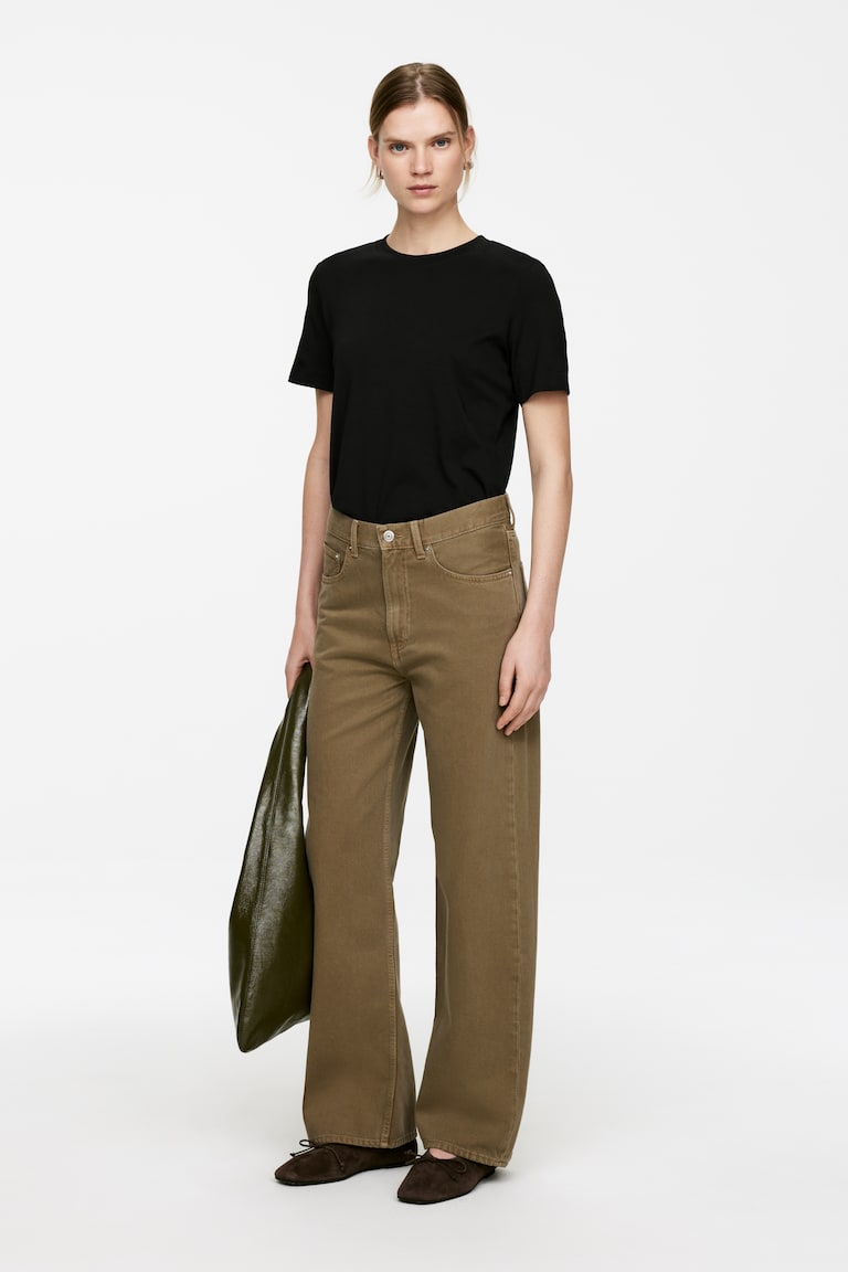 H&M Camiseta Ligera LILY - Negro - MUJER