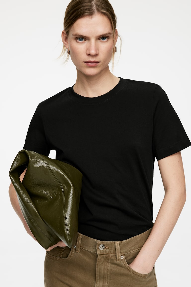 H&M Camiseta Ligera LILY - Rojo/blanco - MUJER