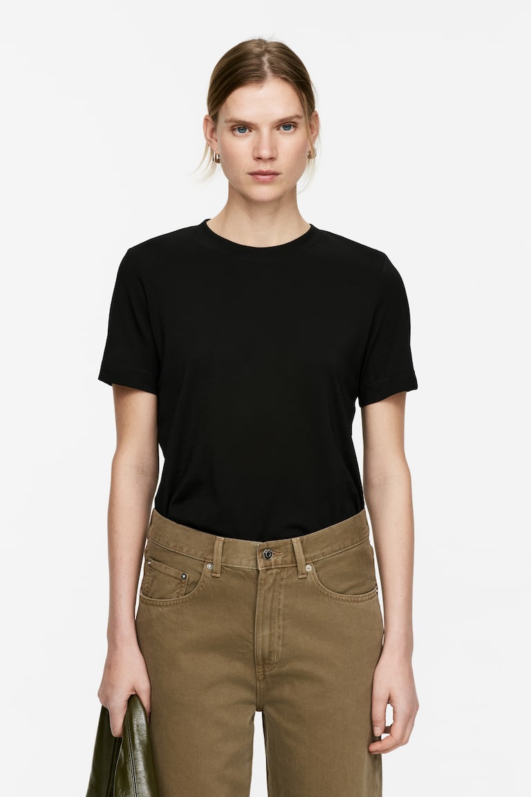 H&M Camiseta ligera LILY - Rojo/blanco - MUJER