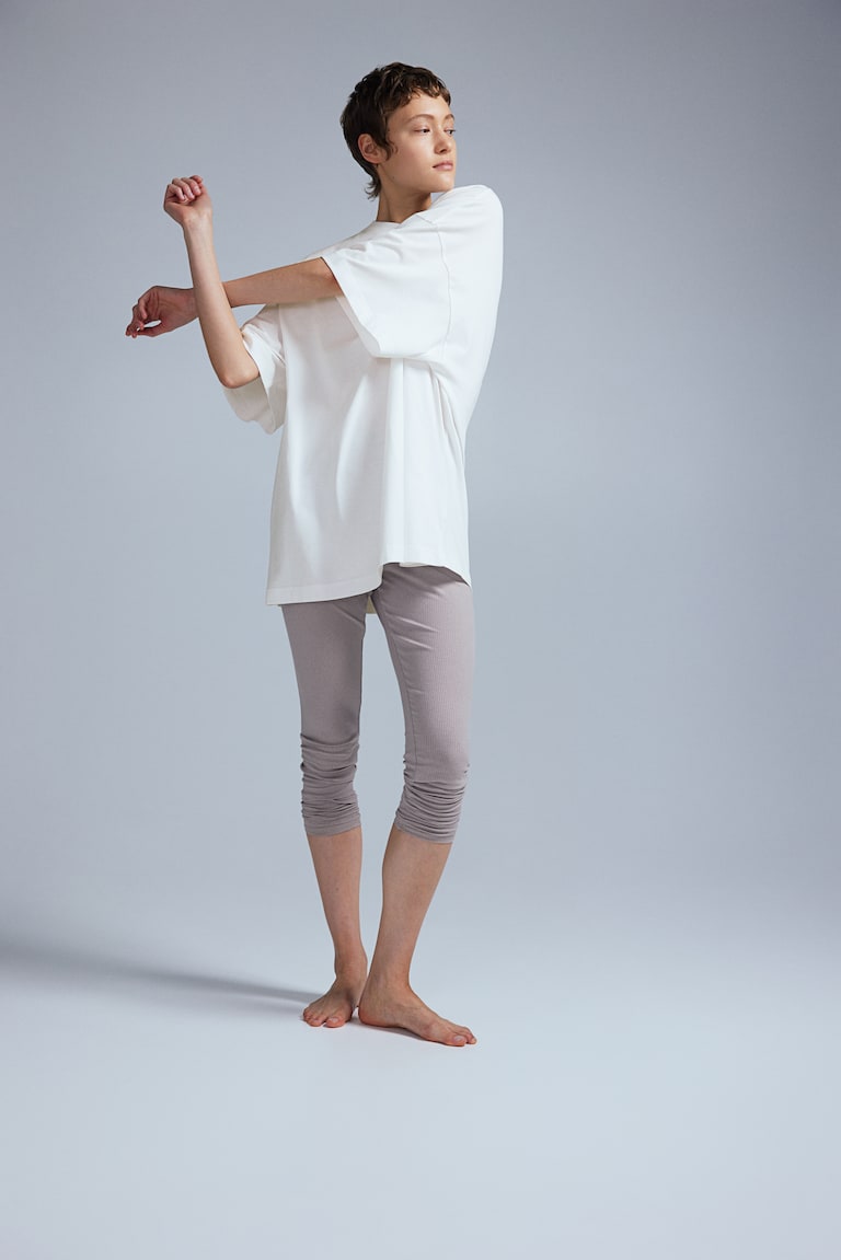 H&M Camiseta Oversize - Negro - MUJER