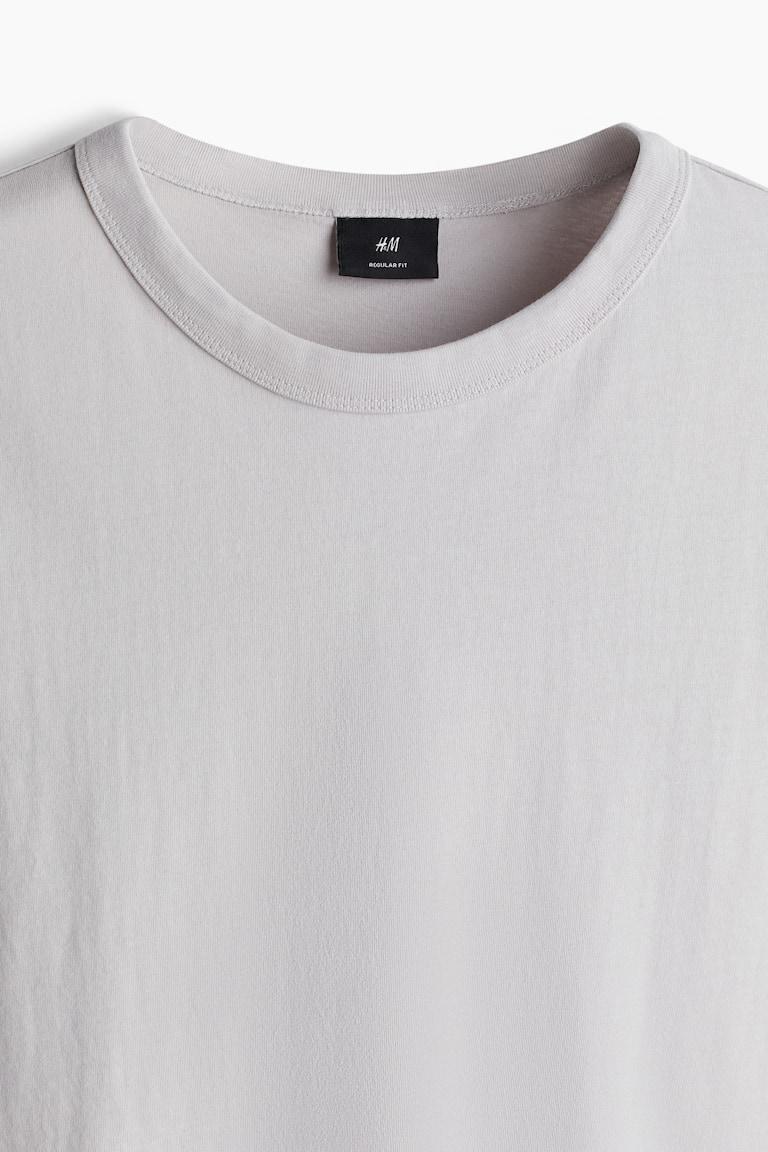 H&M Camiseta Regular Fit - Naranja Pálido - HOMBRE