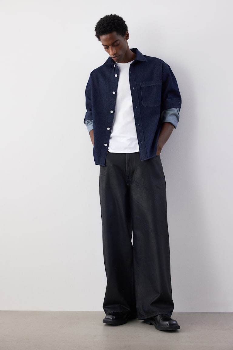 H&M Camiseta Regular Fit - Negro - HOMBRE