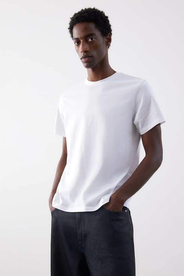 H&M Camiseta Regular Fit - Negro - HOMBRE