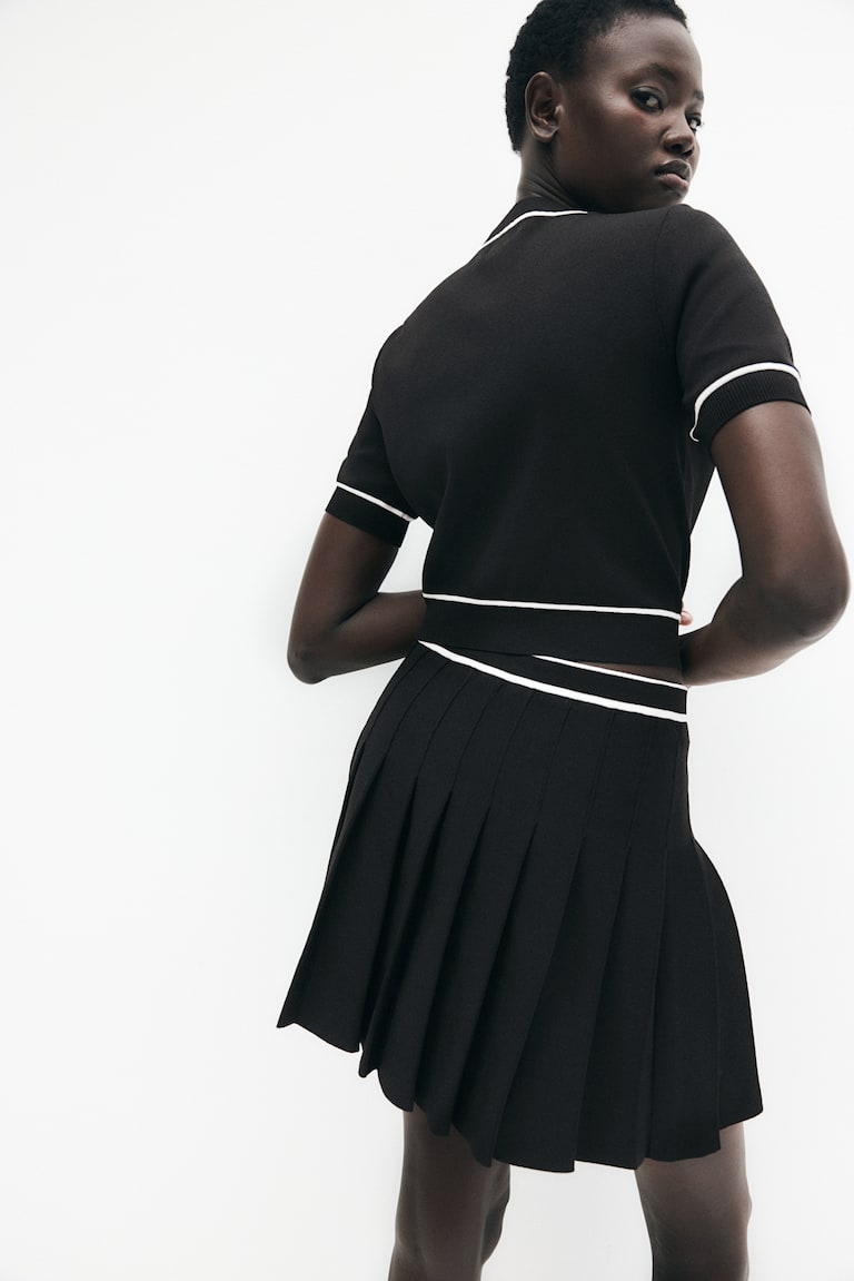 H&M Cárdigan En Punto Tupido - Negro - MUJER