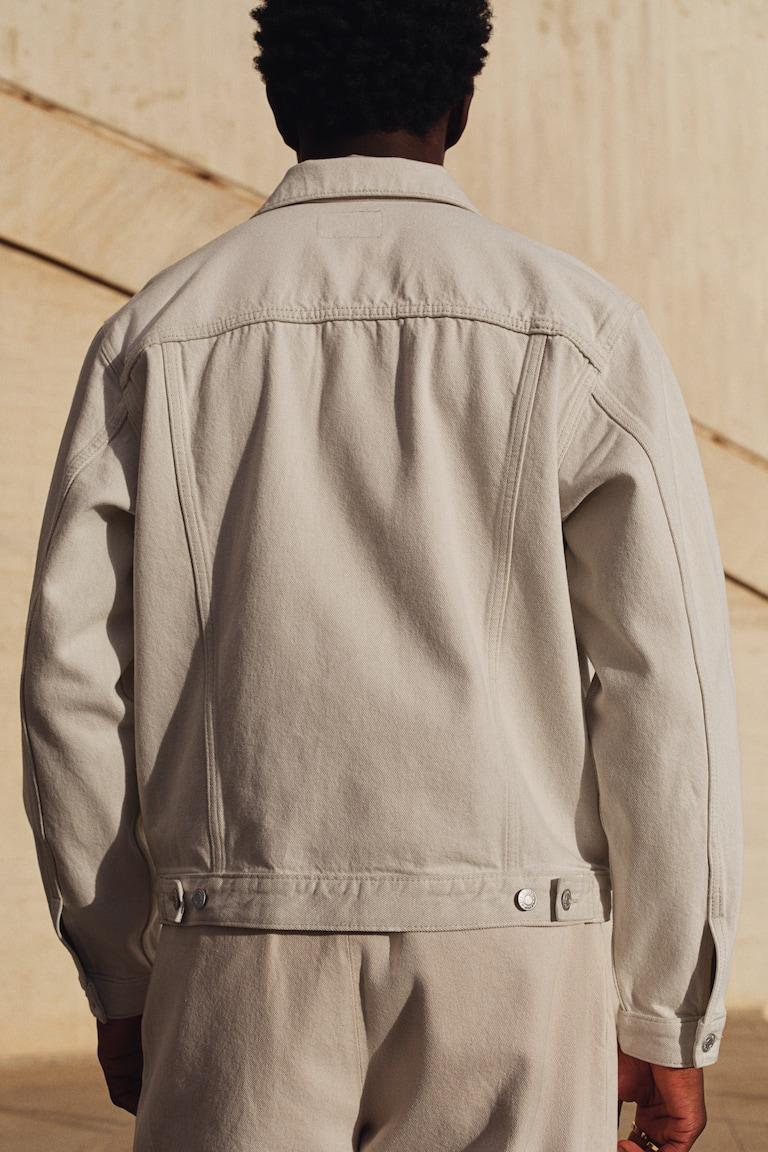 H&M Cazadora Denim Regular Fit - Beige Claro - HOMBRE