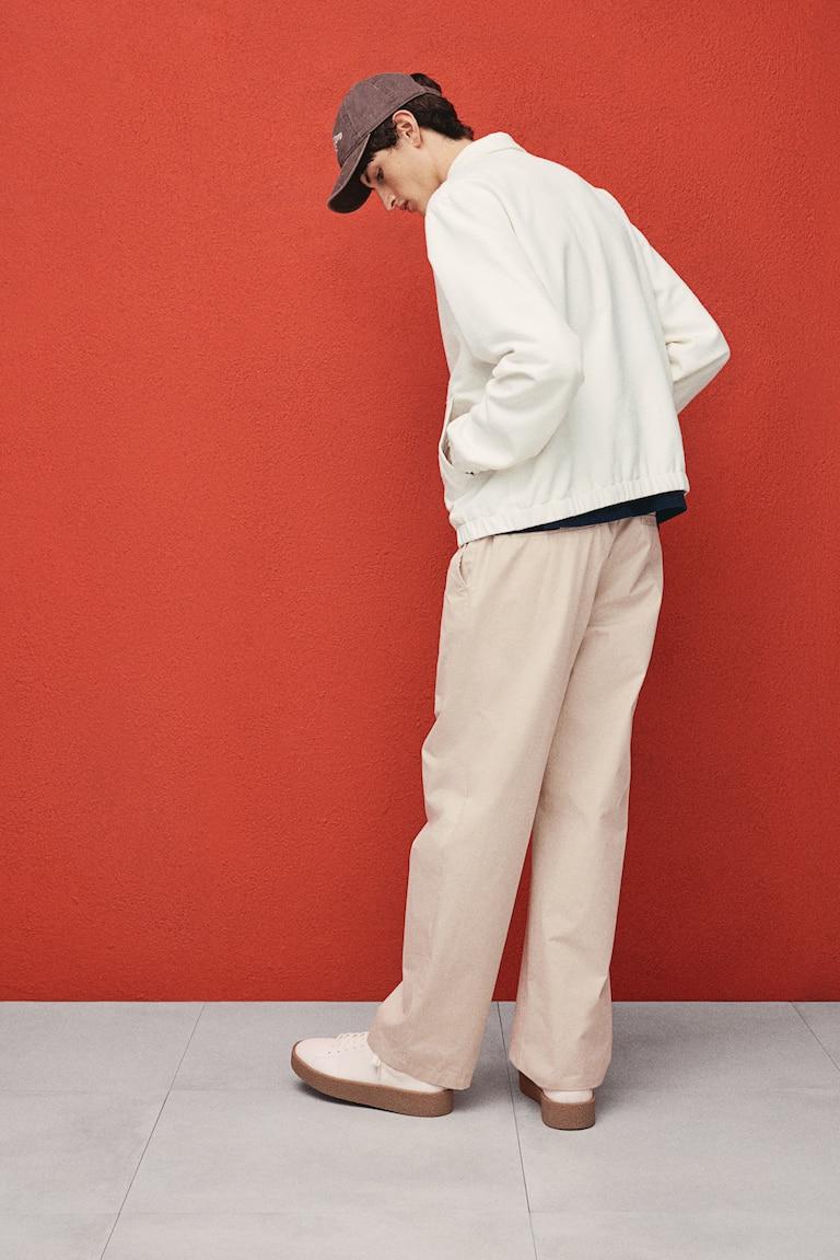 H&M Cazadora Denim Regular Fit - Blanco - HOMBRE