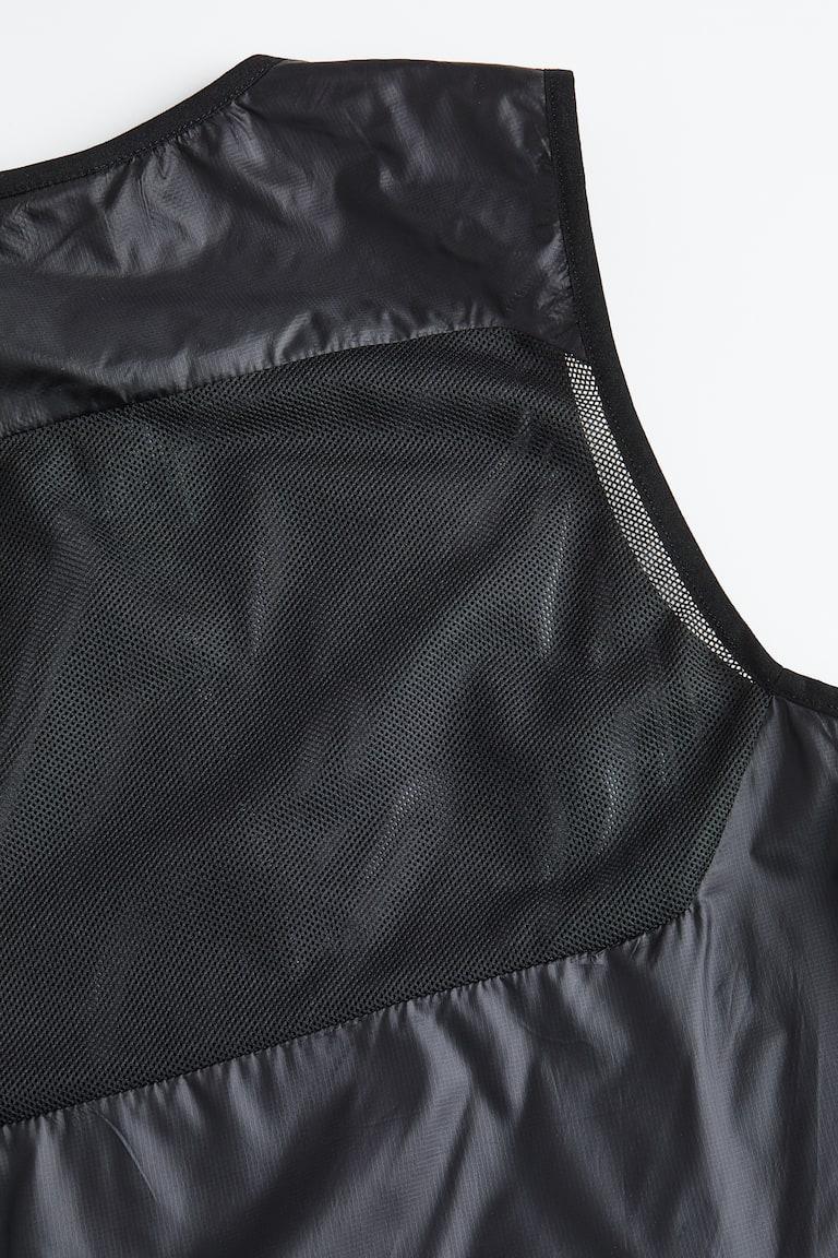 H&M Chaleco De Correr Ligero - Negro - HOMBRE