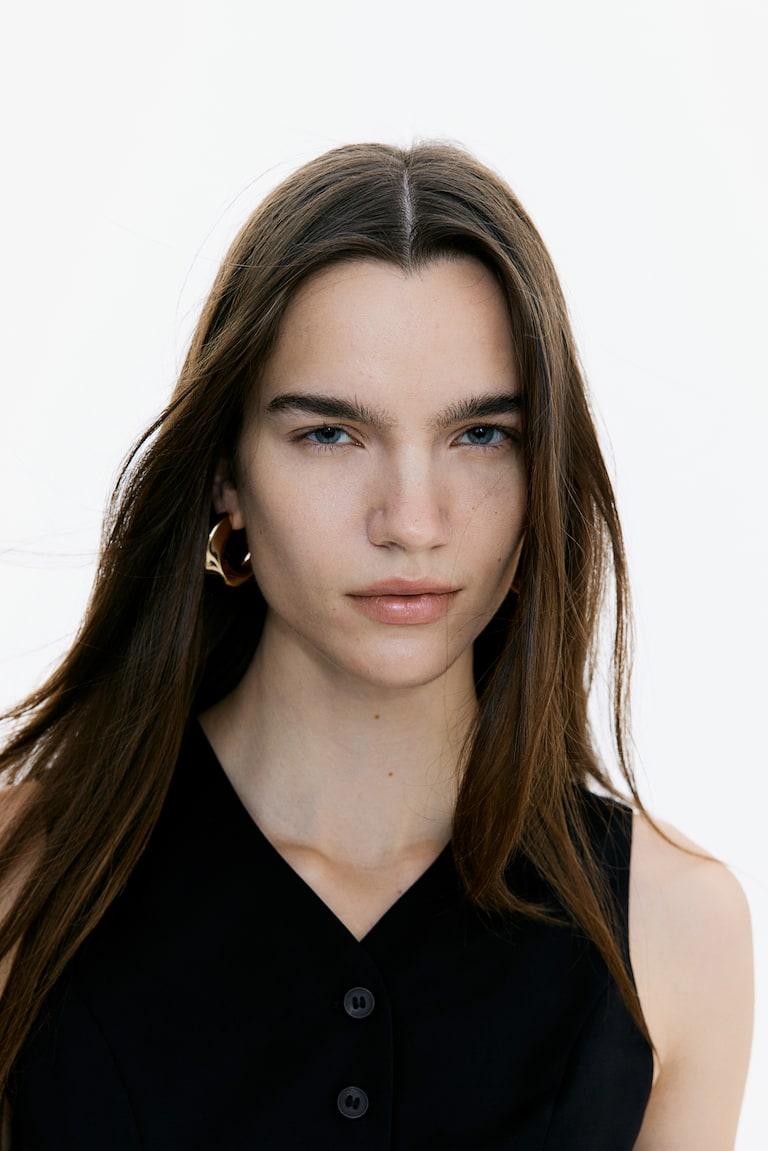 H&M Chaleco De Traje - Gris Empolvado - MUJER