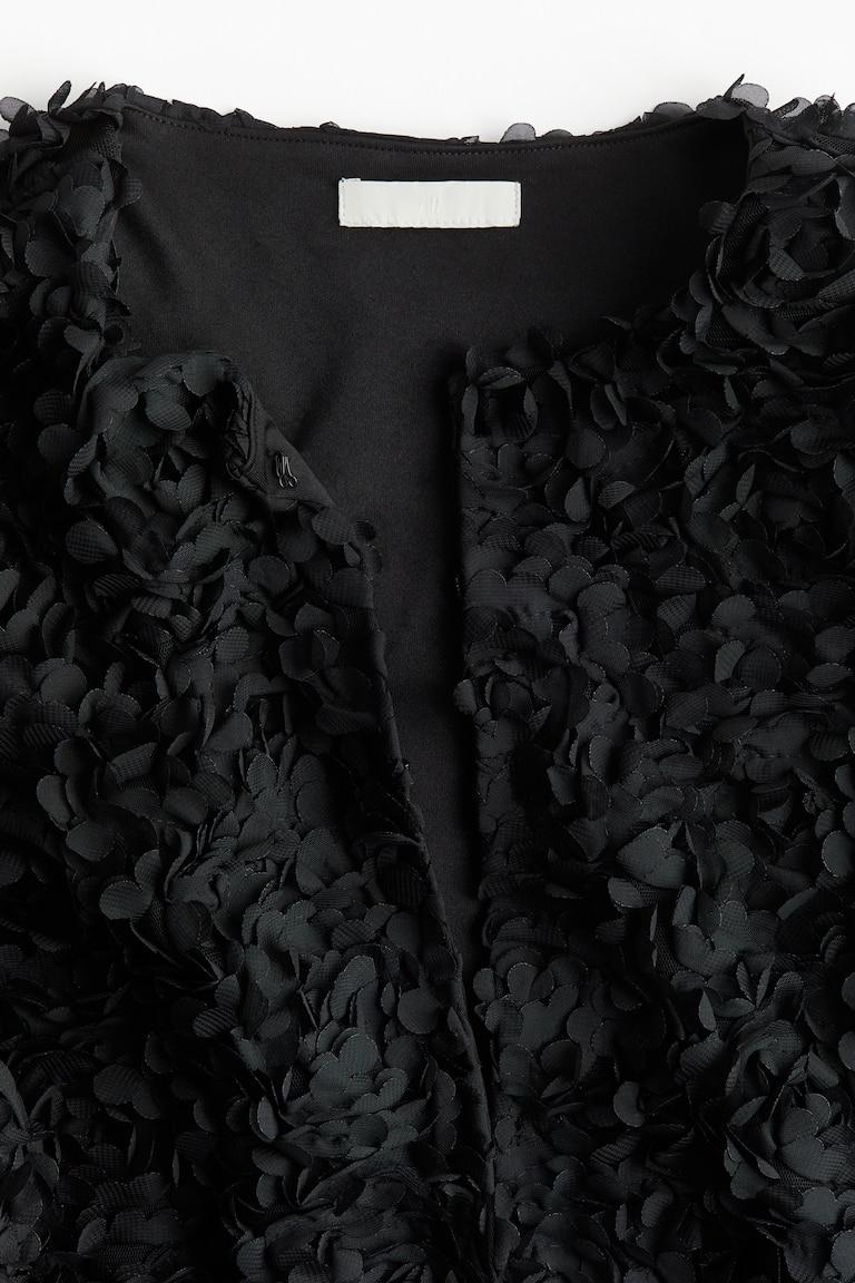 H&M Chaqueta Con Aplicaciones - Negro - MUJER