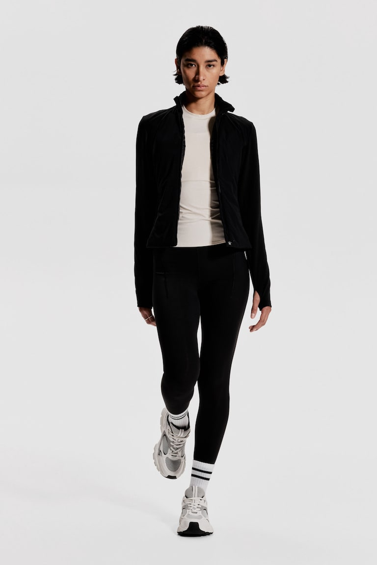 H&M Chaqueta De Deporte Acolchada - Negro - MUJER