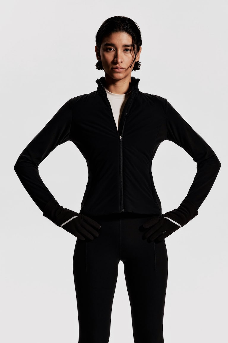 H&M Chaqueta de deporte acolchada - Negro - MUJER