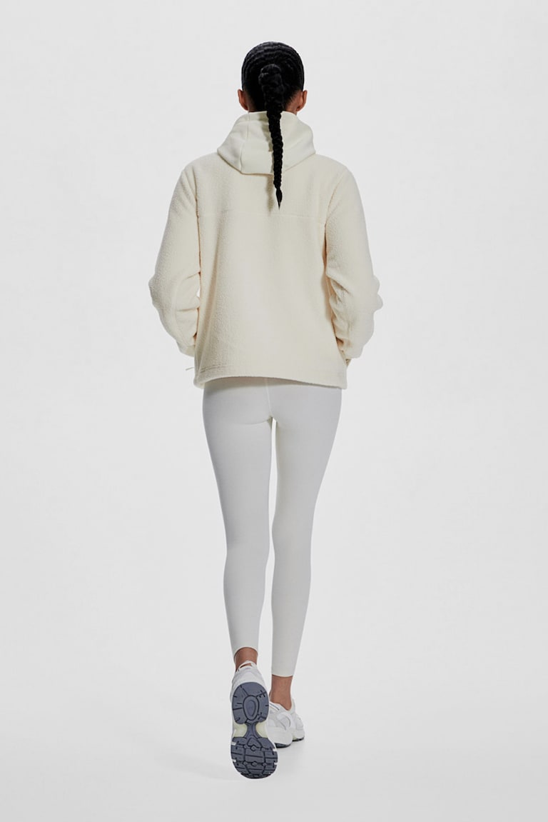 H&M Chaqueta De Deporte En Borreguito - Beige - MUJER
