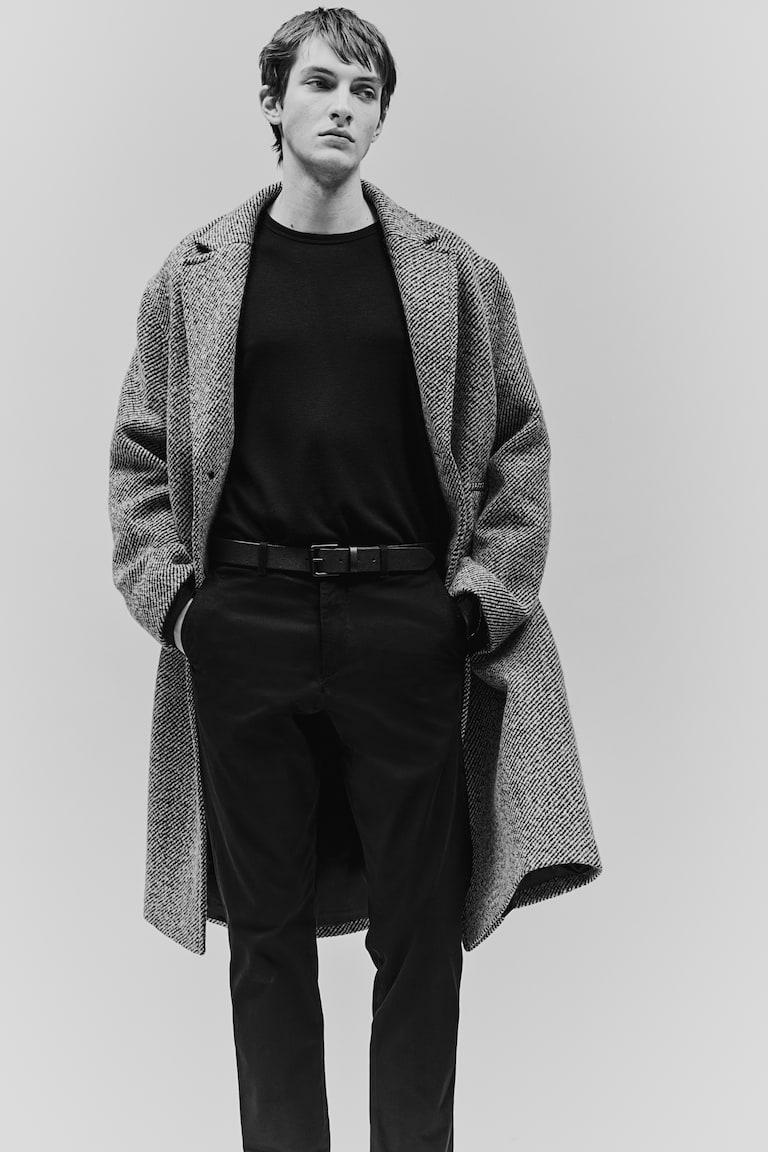 H&M Chinos De Algodón Slim Fit - Negro - HOMBRE