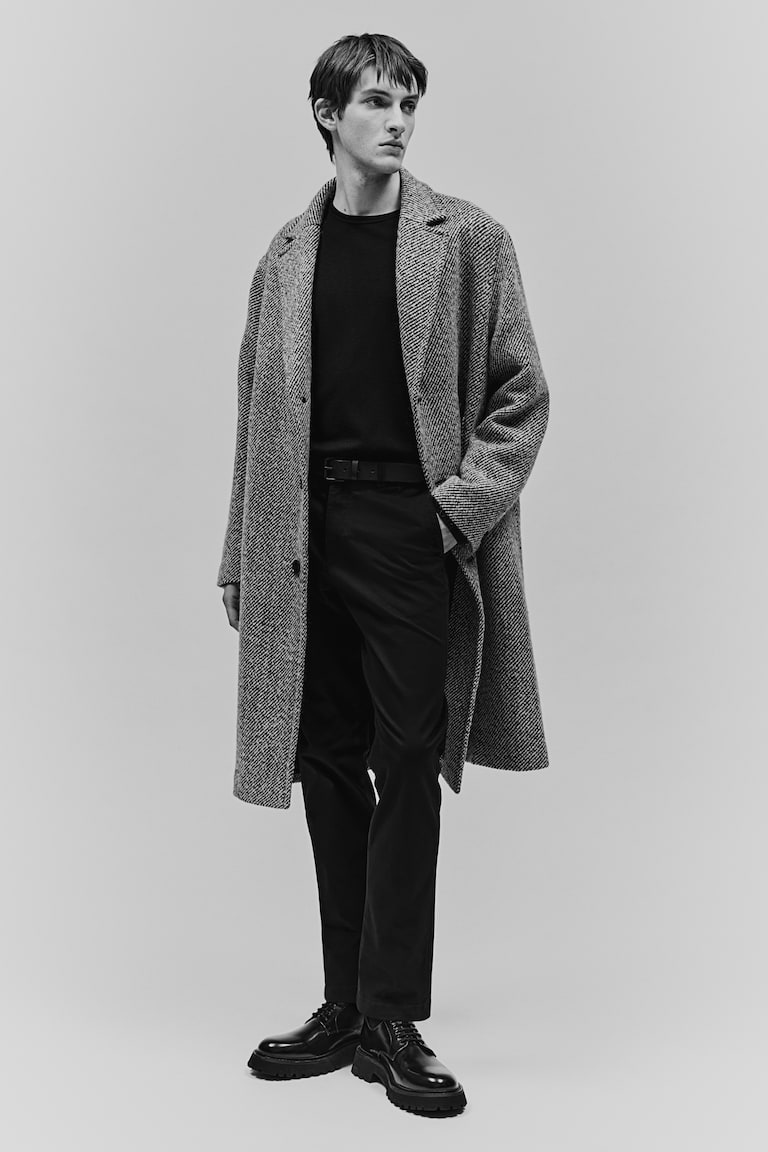 H&M Chinos de algodón Slim Fit - Negro - HOMBRE