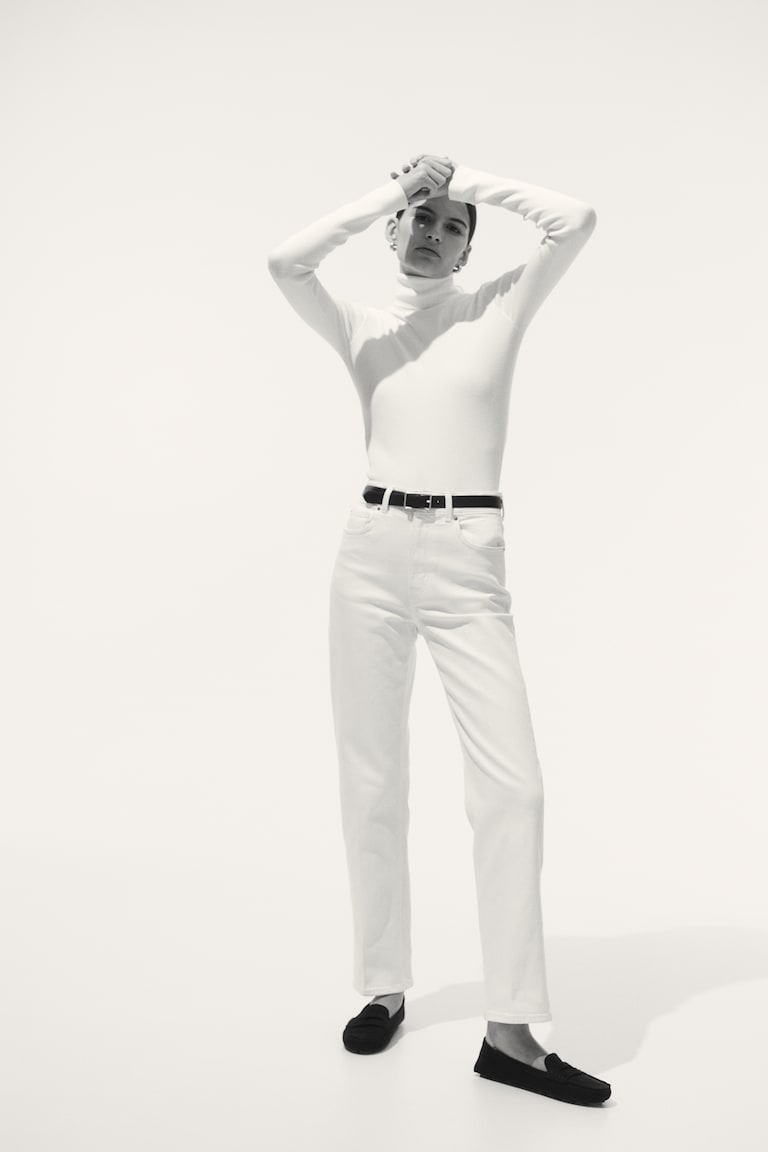 H&M Cinturón - Beige/Estampado De Leopardo - MUJER