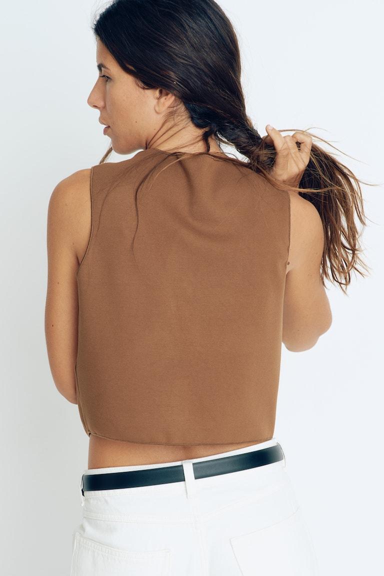 H&M Cinturón De Piel - Negro - MUJER