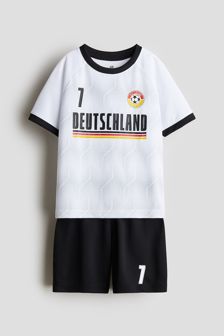H&M Conjunto de fútbol - Blanco/Championship - NIÑOS