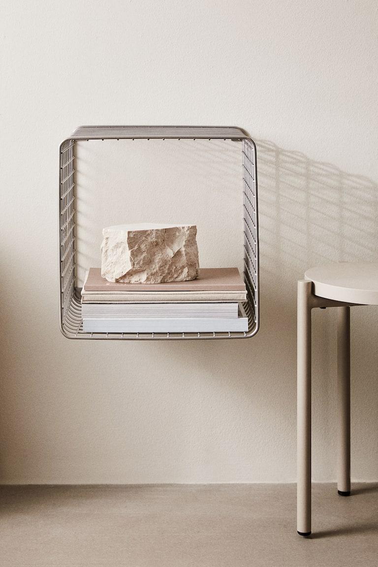 H&M Estante de pared de alambre - Plateado - HOME